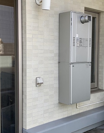 東京の給湯器交換工事の事例1