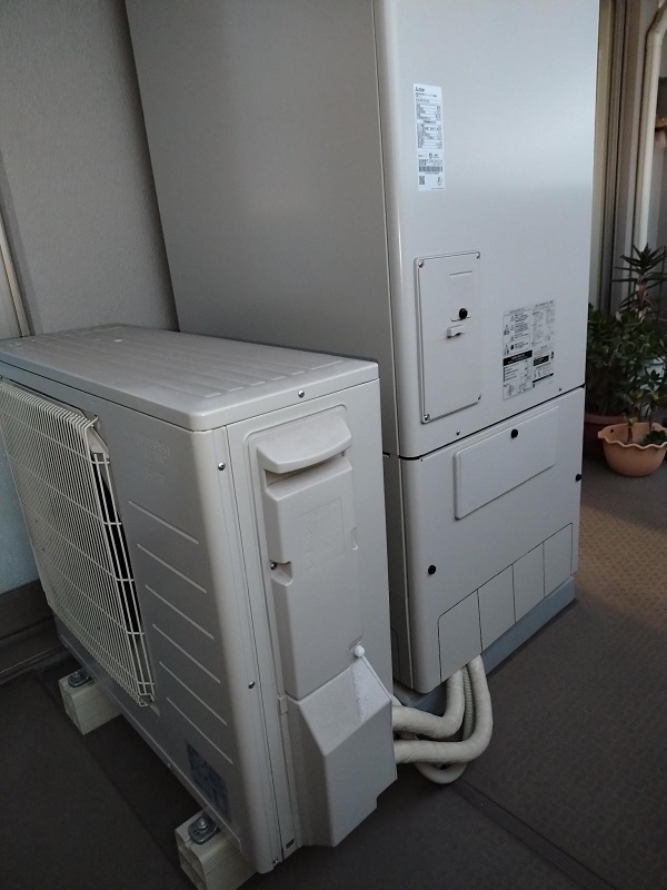 千葉の給湯器交換工事の事例1