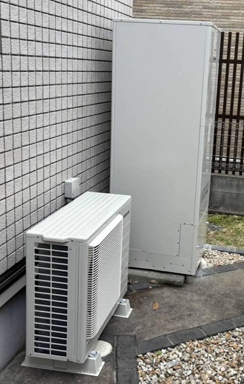 兵庫の給湯器交換工事の事例1